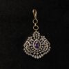 Diamond Violet Maang Tikka NFHA68V