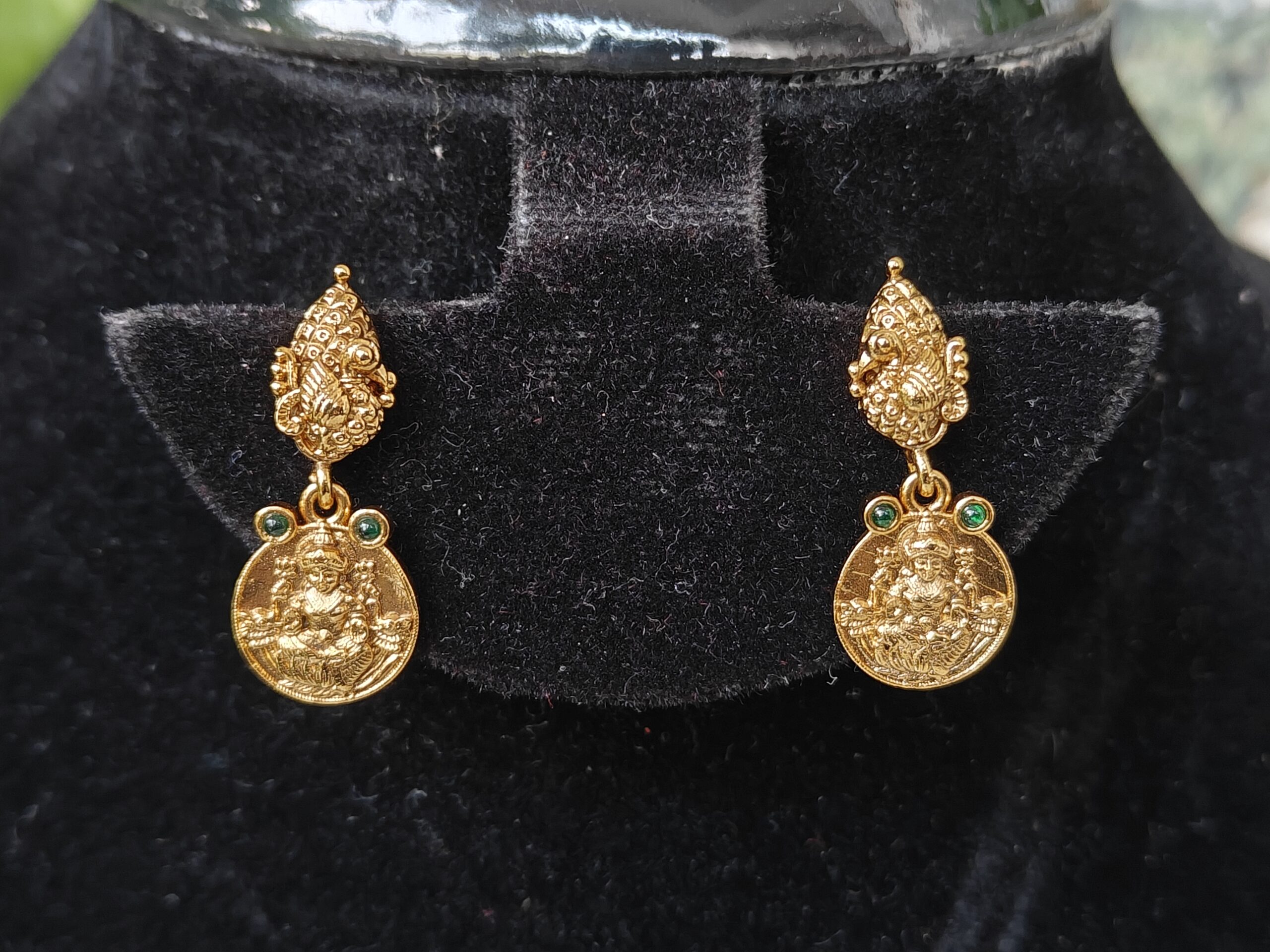Lakshmi kasu necklace with pearls NFN199 - Image 4
