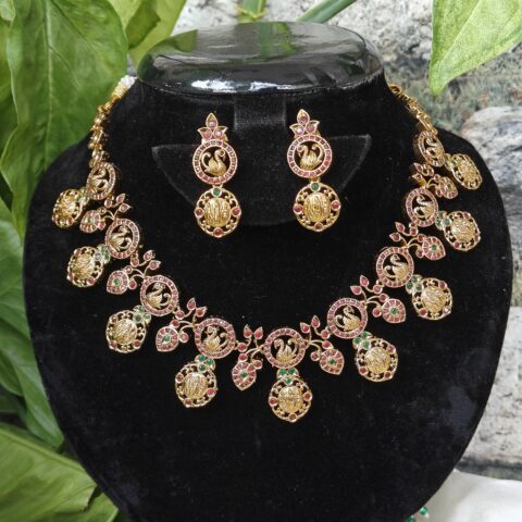 Kempu Ramparivar necklace NFN202